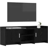 TV staliukas Televizoriaus spintelė 130 x 33 x 47 cm Juodojo ąžuolo