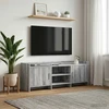 TV staliukas Televizoriaus spintelė 130 x 33 x 47 cm Pilka Sonoma
