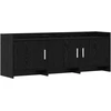 TV staliukas Televizoriaus spintelė 130 x 33 x 47 cm Juodojo ąžuolo