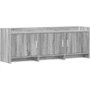 TV staliukas Televizoriaus spintelė 130 x 33 x 47 cm Pilka Sonoma