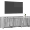 TV staliukas Televizoriaus spintelė 130 x 33 x 47 cm Pilka Sonoma