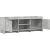 TV staliukas Televizoriaus spintelė 130 x 33 x 47 cm Betono pilka
