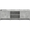TV staliukas Televizoriaus spintelė 130 x 33 x 47 cm Betono pilka