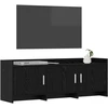 TV staliukas Televizoriaus spintelė 130 x 33 x 47 cm Juodojo ąžuolo
