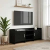 TV staliukas Televizoriaus spintelė 130 x 33 x 47 cm Juodojo ąžuolo