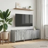 TV staliukas Televizoriaus spintelė 130 x 33 x 47 cm Pilka Sonoma