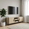 TV staliukas Televizoriaus spintelė 133 x 33 x 50 cm Sonoma ąžuolas