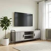 TV staliukas Televizoriaus spintelė 133 x 33 x 50 cm Pilka Sonoma