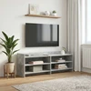TV staliukas Televizoriaus spintelė 135 x 33 x 47 cm Betono pilka