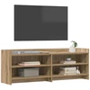 TV staliukas Televizoriaus spintelė 135 x 33 x 47 cm Artisano ąžuolo