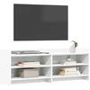 TV staliukas Televizoriaus spintelė 135 x 33 x 47 cm Balta Apdirbta mediena
