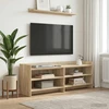 TV staliukas Televizoriaus spintelė 135 x 33 x 47 cm Sonoma ąžuolas