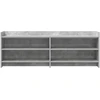 TV staliukas Televizoriaus spintelė 135 x 33 x 47 cm Betono pilka