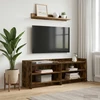 TV staliukas Televizoriaus spintelė 135 x 33 x 47 cm Dūminio ąžuolo