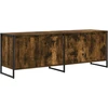 TV staliukas Televizoriaus spintelė 140 x 36 x 49.5 cm Dūminis ąžuolas