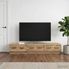 TV staliukas Televizoriaus spintelė 147 x 34,5 x 27 cm Artisano ąžuolo