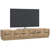 TV staliukas Televizoriaus spintelė 147 x 34,5 x 27 cm Artisano ąžuolo