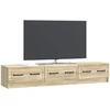 TV staliukas Televizoriaus spintelė 147 x 34,5 x 27 cm Sonoma ąžuolas
