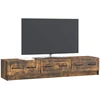 TV staliukas Televizoriaus spintelė 147 x 34,5 x 27 cm Dūminio ąžuolo