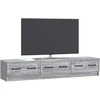 TV staliukas Televizoriaus spintelė 147 x 34,5 x 27 cm Pilka sonoma ąžuolo