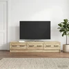 TV staliukas Televizoriaus spintelė 147 x 34,5 x 27 cm Sonoma ąžuolas