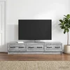 TV staliukas Televizoriaus spintelė 147 x 34,5 x 27 cm Pilka sonoma ąžuolo