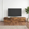 TV staliukas Televizoriaus spintelė 147 x 34,5 x 27 cm Sendintos medienos