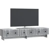 TV staliukas Televizoriaus spintelė 147 x 34,5 x 30 cm Pilka sonoma ąžuolo