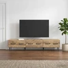 TV staliukas Televizoriaus spintelė 147 x 34,5 x 30 cm Artisano ąžuolo