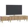 TV staliukas Televizoriaus spintelė 147 x 34,5 x 30 cm Artisano ąžuolo