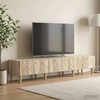 TV staliukas Televizoriaus spintelė 147 x 34,5 x 30 cm Sonoma ąžuolas