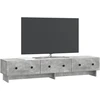 TV staliukas Televizoriaus spintelė 147 x 34,5 x 30 cm Betono pilka