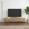 TV staliukas Televizoriaus spintelė 147 x 34,5 x 30 cm Artisano ąžuolo
