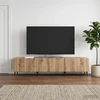 TV staliukas Televizoriaus spintelė 147 x 34,5 x 32 cm Artisano ąžuolo