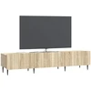 TV staliukas Televizoriaus spintelė 147 x 34,5 x 32 cm Sonoma ąžuolas