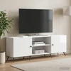 TV staliukas Televizoriaus spintelė 150 x 31 x 50 cm Itin blizgi balta