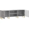 TV staliukas Televizoriaus spintelė 150 x 31 x 50 cm Betono pilka