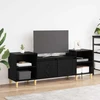 TV staliukas Televizoriaus spintelė 160 x 35 x 55 cm Juodas ąžuolas