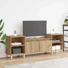 TV staliukas Televizoriaus spintelė 160 x 35 x 55 cm Amatininkų ąžuolas