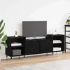 TV staliukas Televizoriaus spintelė 160 x 35 x 55 cm Juodas ąžuolas
