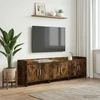 TV staliukas Televizoriaus spintelė 168 x 33 x 47 cm Dūminio ąžuolo