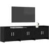 TV staliukas Televizoriaus spintelė 168 x 33 x 47 cm Juodojo ąžuolo