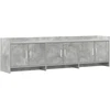 TV staliukas Televizoriaus spintelė 168 x 33 x 47 cm Betono pilka