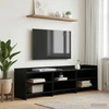 TV staliukas Televizoriaus spintelė 168 x 33 x 47 cm Juodojo ąžuolo