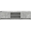 TV staliukas Televizoriaus spintelė 168 x 33 x 47 cm Betono pilka