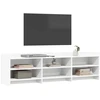 TV staliukas Televizoriaus spintelė 168 x 33 x 47 cm Balta Apdirbta mediena