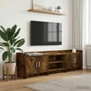 TV staliukas Televizoriaus spintelė 168 x 33 x 47 cm Dūminio ąžuolo
