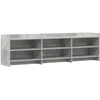 TV staliukas Televizoriaus spintelė 168 x 33 x 47 cm Betono pilka