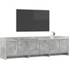 TV staliukas Televizoriaus spintelė 168 x 33 x 47 cm Betono pilka