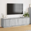 TV staliukas Televizoriaus spintelė 180 x 38 x 49 cm Pilkas Sonoma